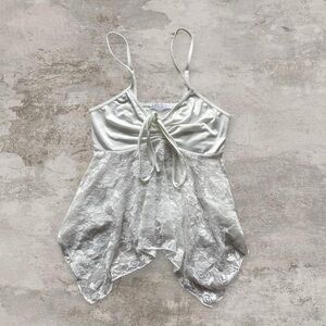 white lace fairy cami top